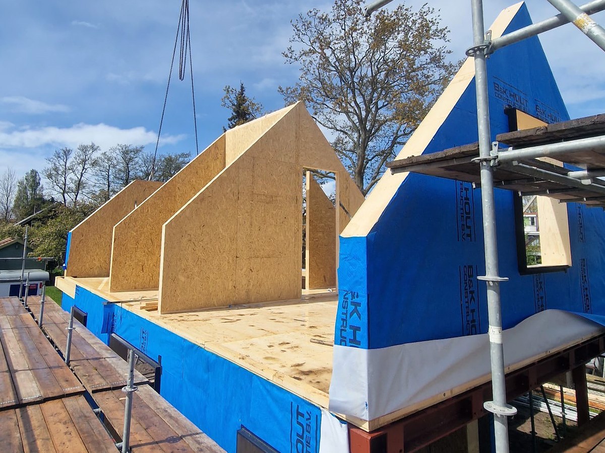 Prefab houten binnenwanden voor een efficiënt bouwproces